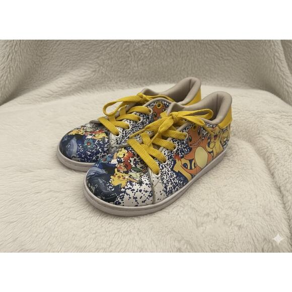Adidas Stan Smith Pokémon Custom Sneakers - Sz. 2 - Picture 3 of 6